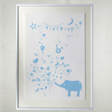 the elephant spray blue