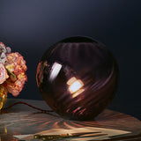 swirl table lamp violet